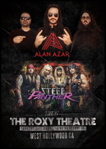 Alan Azar with Steel Panther