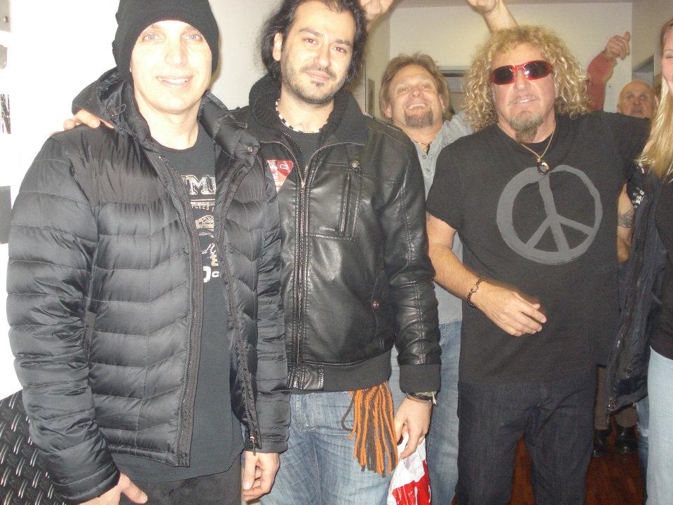 Alan Azar With Joe Satriani, Sammy Hagar.....